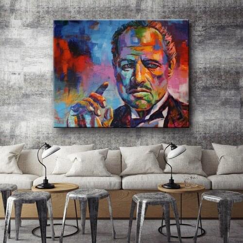 Color watercolor HD printing movie posters|Murals, canvas, used for living room decoration, home wall pictures for living room