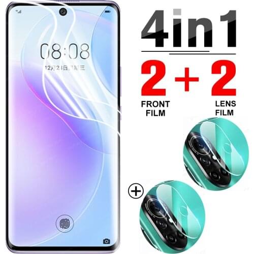 4 in 1 Hydrogel Film For Huawei nova 8 Screen Protector films For Huawei nova 8 Pro 8Pro 5G Protective film not glass