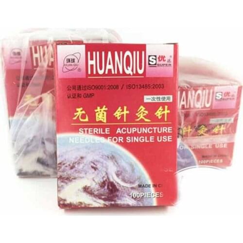 Huanqiu acupuncture needle disposable needles beauty massage needle 0.18/0.20/0.22/0.25/0.30mm