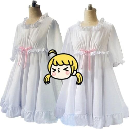 2018 Anime Diabolik Lovers Komori Yui Pajamas Cosplay Costume Nightwear Dress