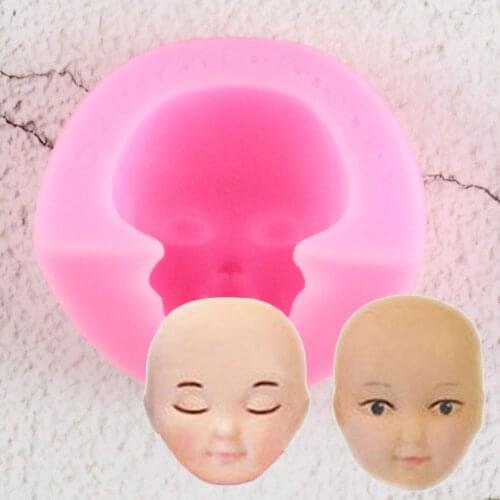 3D Baby Face Cooking Tools Silicone Mold Cake Chocolate Candy Jelly Baking Mold Fondant Cake Decorating Tools