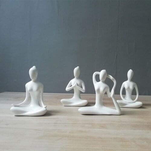 Light Luxury Nordic Abstract Thinker Statue Home Furnishings Modern Accessories Living Room Model Mini Ornaments Resin Figurine