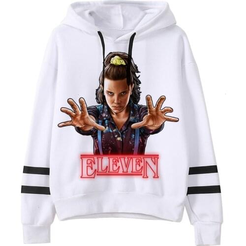Stranger Things Season 3 Hoodie men/women Harajuku eleven Sweatshirts funny Kawaii Korean Oversized Hooded male hoodies Hip Hop