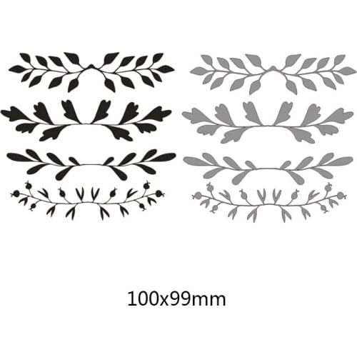 2019 plant tree leaves pattern Metal Cutting Dies Stencil for DIY Scrapbooking Photo album Paper Cards Decorative Crafts