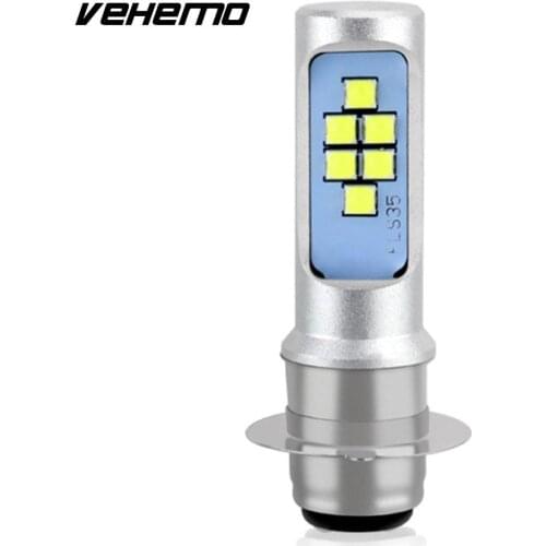 Universal Headlight Front Lamp Replacement High Power LED Light for Motorcycle Parts Scooter Motorbike for P15D