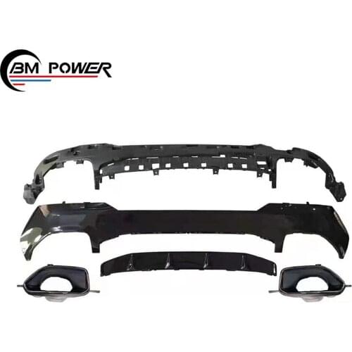 Auto Car Exterior Body Parts 4 Series G22 440D Rear Bumper Splitter Low Lip Diffuser Exhaust Pipe End Tail Lip Spoiler