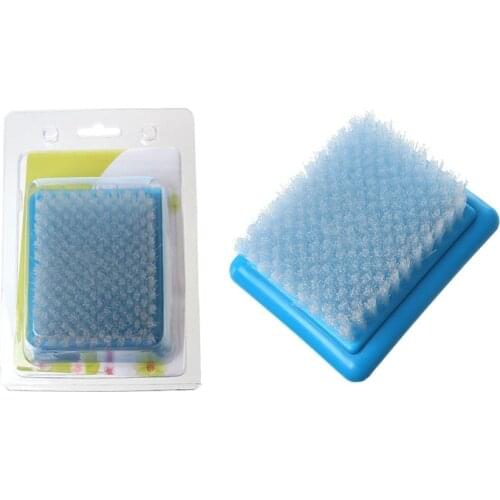 1pc 11*9cm Wool Felt Background Brush Felting Needle Mat For Large Embroidery Rug Brush Blue Stitching Punch Craft Tools