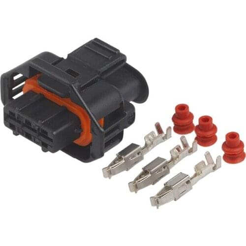 100pcs/lot 3 Pin/Way Injector Plug Connector Socket Housing Suit For Injectors