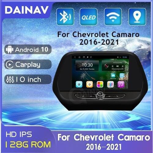 2Din Car radio tape recorder head unit multimedia Android System Car DVD Player GPS Navigation For Chevrolet Camaro 2016-2021