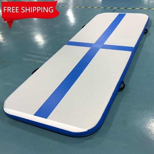 Free Shippping Inflatable Air Track / Airtrack Mat, Folding Gym / 4M Gymnastics Tumbling Jumping Mat for Fitness Exercise