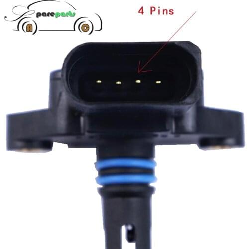 Manifold Boost Pressure MAP Sensor For V W Bora Caddy Golf Lupo Po lo Vento 1.4 1.6 036906051 0279980411 036906051D