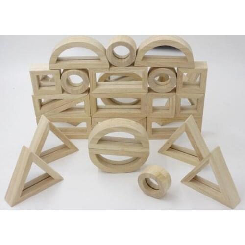 Kids Toy Wood Blocks Toy Geometric Shape Recognition Teaching Aids for Kids