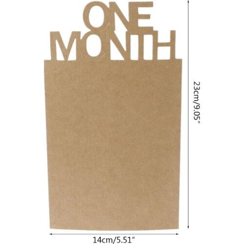 1-12 Months Baby 1st Birthday Party Photo Frame Shower Bunting Banner Home Decor C5AF