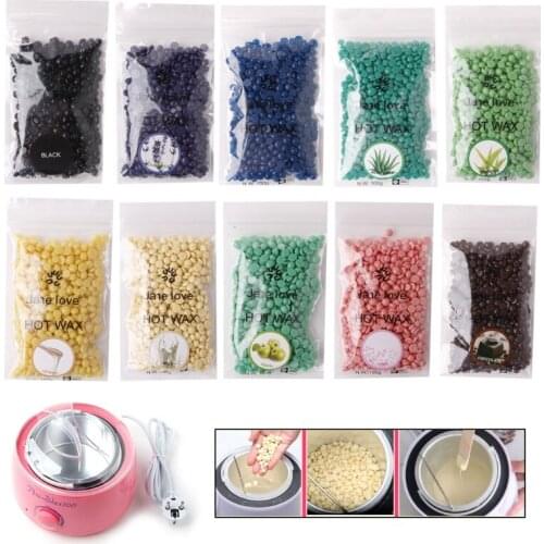 100g Hard Wax Beans Hair Removal Waxing Hot Bikini Depilatory No Strip Pellet