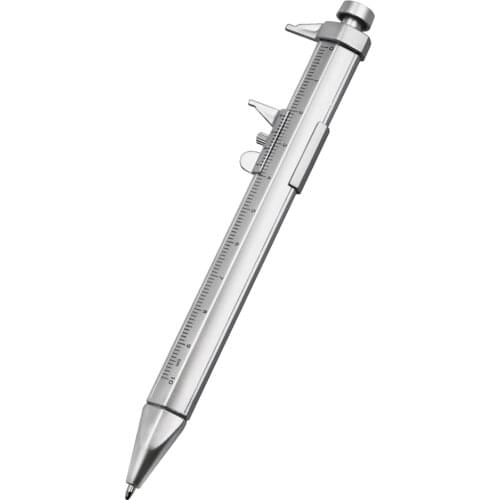 1mm Multifunction Gel Ink Pen Vernier Caliper Roller Ball Pen Stationery Ball-Point Ruler Creative School Gifts Marker Pen