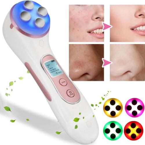 Multi-Functional Beauty Machine Phototherapy RF EMS Whitening Beauty Instrument LED Photon Skin Care Device Beauty Machines