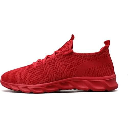 Mens Vulcanized Breathable Comfortable Walking Shock-absorbing Sneakers Sports Mesh Casual Mens Increased Running Shoes