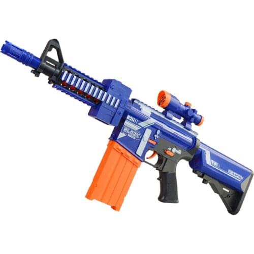 Plastic Kids Gun Electric Burst Soft Bullet Gun Suit for Airsoft Dart Blaster Toy Rifle Childrens Best Birthday Gift Toy