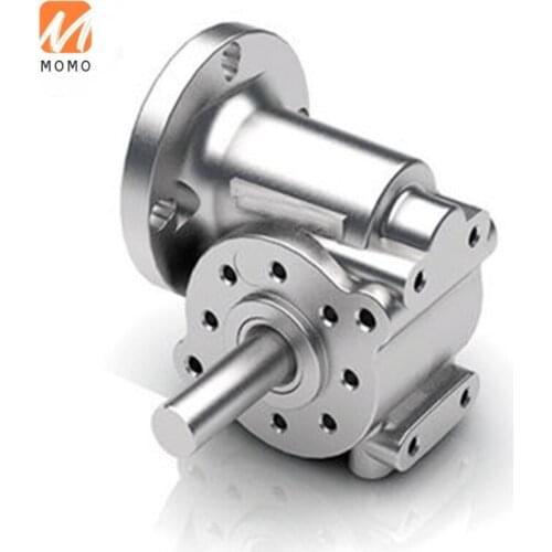 Precision right angle orthogonal worm gear reducer for shaft
