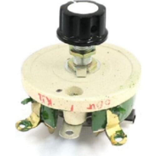 Wirewound Ceramic Potentiometer Adjustable Rheostat Resistor 50W 1R/2R/5R/10R/20R/30R/50R/100R/200R/300R/500R/1KR/2KR/3KR