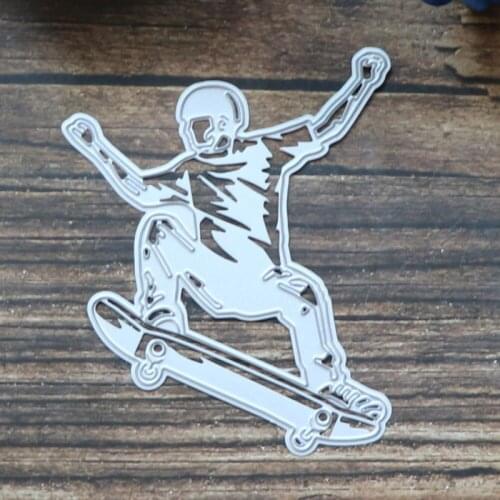 Skateboard Frames Metal Cutting Dies For Scrapbooking Craft Embossing Stencil Die Cut Card Making