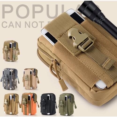 Tactical Pouch Molle Hunting Bags Belt Waist Bag Military Tactical Pack Outdoor Pouches Case Pocket Camo Bag For Phone