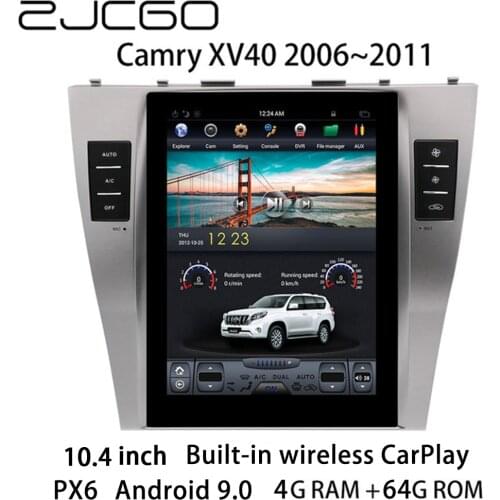 Car Multimedia Player Stereo GPS DVD Radio Navigation NAVI Android Screen for Toyota Camry XV40 2006 2007 2008 2009 2010 2011