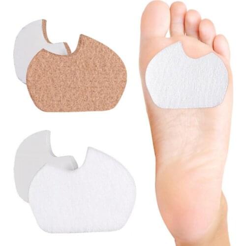 1 Pair Forefoot Pad Thicken Multifunction Wool Felt Pain Relief Sole Support for Neuroma Metatarsalgia