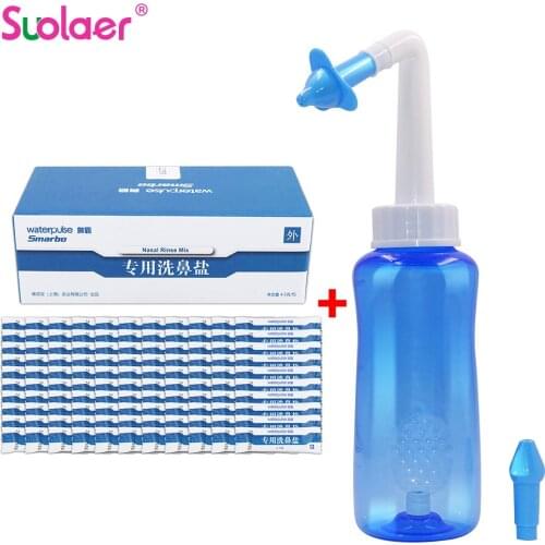 300ML 500ML Nasal Wash Nose Cleaner Children Adult Allergic Rhinitis Cleaning Tools Neti Pot Nasal Washer Adults Children Care