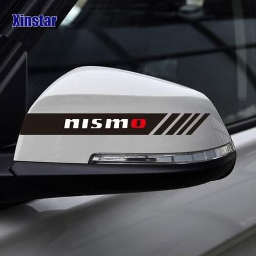 2pcs Car Nismo Sticker For Nissan Sunny QASHQAI MARCH TEANA X-TRAI Altima Juke Murano Pathfinder Rogue Sentra Versa Teana Sylphy