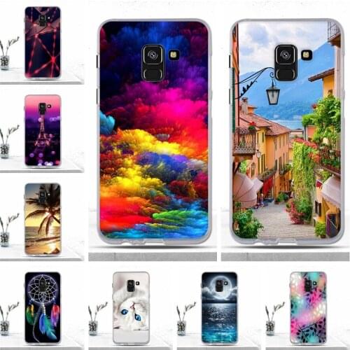 For Samsung Galaxy A8 2018 Case Galaxy A8 2018 A530F Silicon Soft TPU Phone Back Cover Case For Samsung A8 A 8 2018 A530 Cover