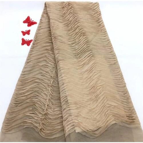 7 colors Embroidery Tulle Lace African French good looking YG-436 Lace Fabric For Nigerian Partys Dress