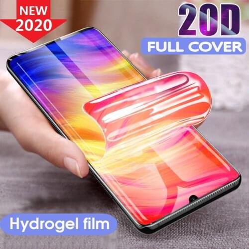 Hydrogel Film for Redmi Note 7 8 9 Pro 9s 8T Xiaomi Mi Note 10 Lite Mi 10 Pro (Not Glass) Screen Protector Film Saver