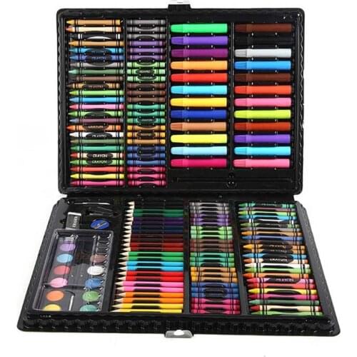 Art Watercolor Pen Gift Box 168 Sets Of Brush Painting Stationery Set Childrens Colorful Pen Gift Learning Tools