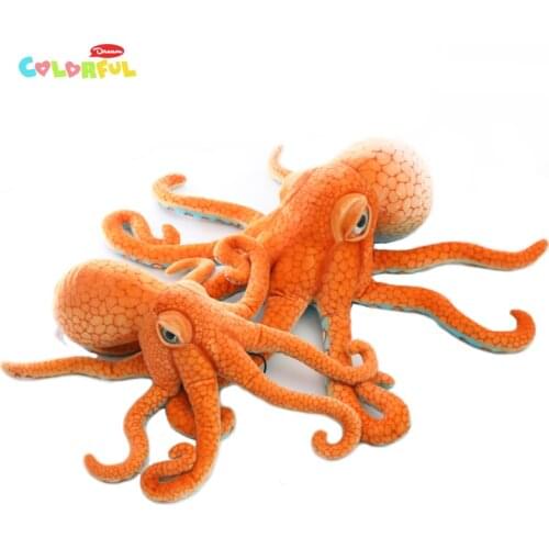 1PCS 50CM/70CM simulation marine animal plush stuffed toy, cute octopus plush pillow, kids toys, spoof toys, home decoration