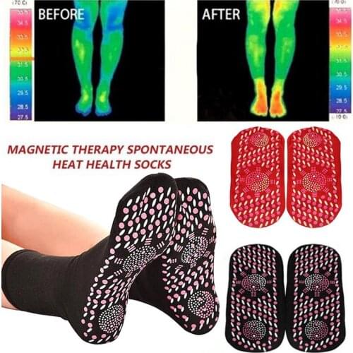 Hot Sale Tourmaline Magnetic Socks Self-Heating Health Care Socks Winter Socks Comfortable Breathable Massager Socks Foot Care