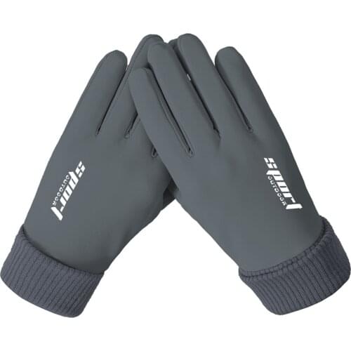 Men Gloves Anti Slip Windproof waterproof Snowboard Gloves Touch Screen Warm Breathable Winter Male Motorcycle Riding Gloves