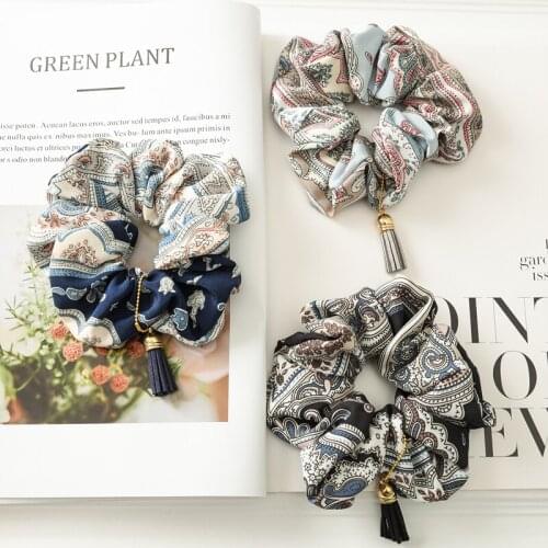 2019Girls pure color hair adorn New Hair Accessories lady Fashion Rope headdress Flower Rubber Bands Small Adorn Bandanas Girls