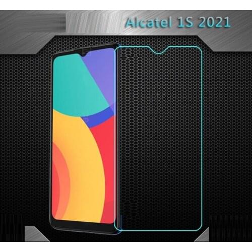 New 9H 2.5D Tempered Glass Screen Protector For Alcatel 3L / 1S / 1L 2021 Protective Film + Clean Tools