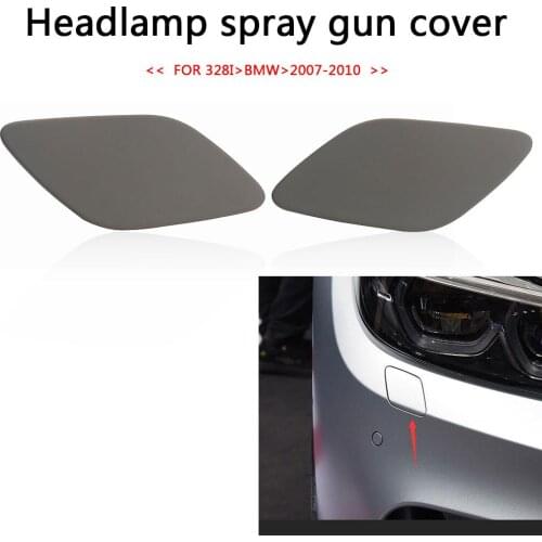 Headlight Washer Spray Nozzle Cover Left Right for BMW 3 Series 328i 335i 07-10 Avant Washers Headlight Cover