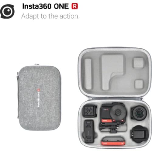 Original Insta360 ONE R Carry Case Portable Bag Storage Handbag for Insta 360 ONE R 1-Inch Lens Battery Charger Accessories