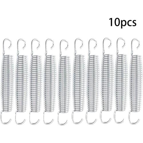 10PCS Trampoline Springs 4 Sizes Heavy Duty Galvanized Steel Jumping Bed Stretching Springs Replacement Water Games Accessories