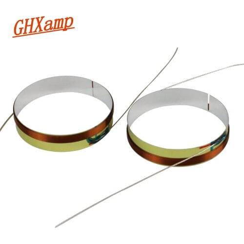 GHXAMP 25.4MM Tweeter Voice Coil Without Film Aluminum Single Voice Coil 2PCS