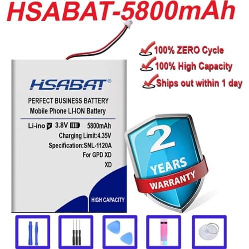 Top Brand 100% New 5800mAh Battery for GPD XD in stock