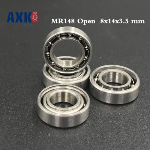 2019 New Time-limited Steel Rodamientos Thrust Bearing 50 Pcs Open Type Mr148 Bearings 8x14x3.5 Mm Miniature Ball