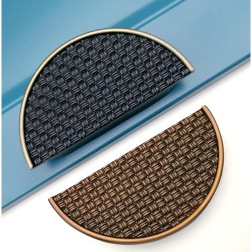 Xipeiyi Antique Wardrobe Door Handles Drawer Knobs Plait Semicircle Kitchen Cupboard Pulls And Handles Retro Square Chinese Pull