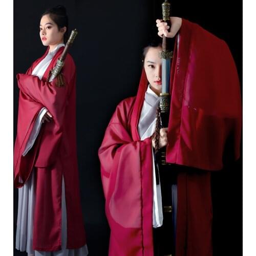 Woman Hanfu Lady Ancient Han Dynasty Swordsman Outfit Chinese Traditional Folk Dance Costumeswordsman Cosplay Costume