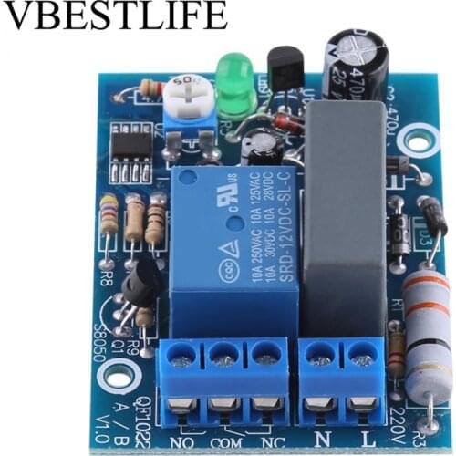 220V AC Timer Delay Relay Module Adjustable Timer Relay Board Turn Off Switch Time Relay Module Load 10A250VAC/10A30VDC