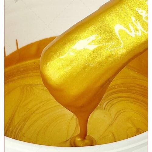 24K Super bright gold foil paint, bronzing paint, oily flashing gold metallic paint 1Kg,Can be applied on any surface