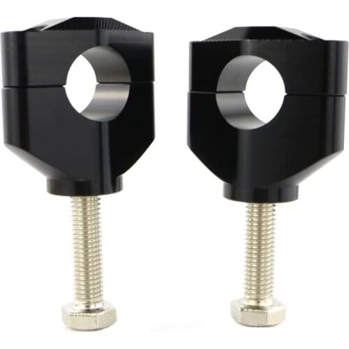 28.6mm 1-1/8" CNC Fat Handlebar Clamp Risers Fit For Yamaha TTR50E 90 90E 125 125E 125L Kawasaki KDX KLX KX KTM EXC EXCF LC